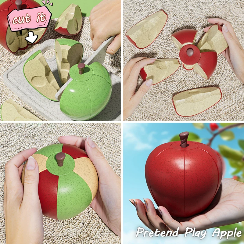 Kids Play Food Kitchen Toys Set with Durian Apple Fruit