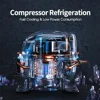 Cold Water Cooler with Ice Maker 3 or 5 Gallon Dispenser 18LBS Daily Ice Production Touch Control Panel High-Performance 4