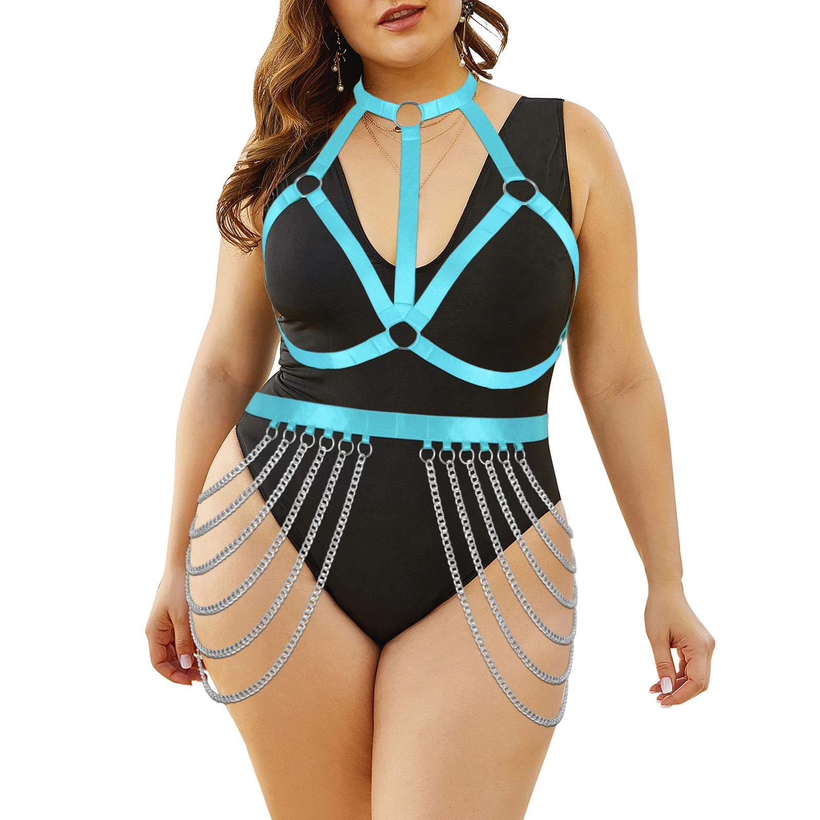 

Модное женское нижнее белье, подвязки, пояс, сексуальное нижнее белье, готические подтяжки, бандажные ремни, аксессуары для тела