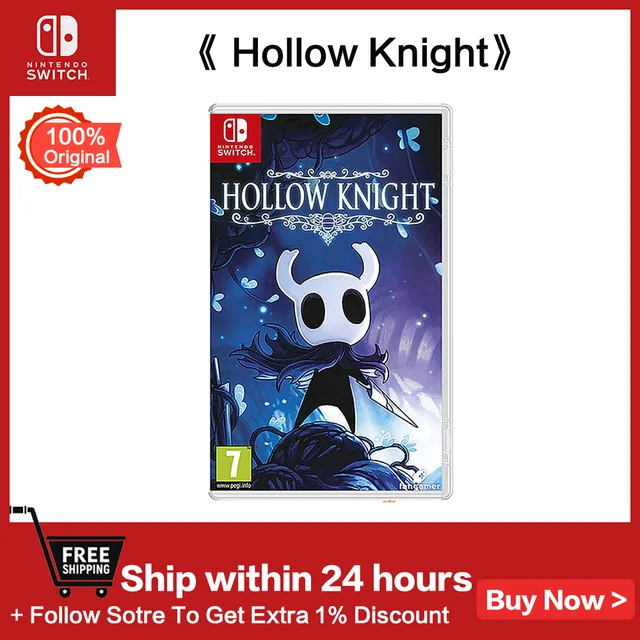 Nintendo Switch Game Deals - Hollow Knight - Games Physical Cartridge  Support 11 Languages TV Tabletop Handheld Mode - AliExpress