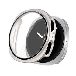 Premium Tempered Glass PC Watch Case with Screen Protector for Galaxy 8 and 9 40mm (Starlight PC)
