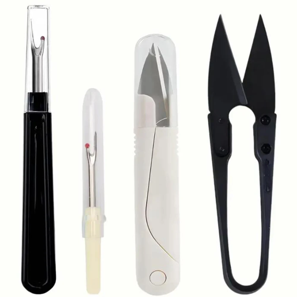 4 adet dikiş sökücü iplik kesici sökücü kiti sökücü ve dikiş sökücü ve iplik kesici makas dikiş dikiş sökücü dikiş zanaat