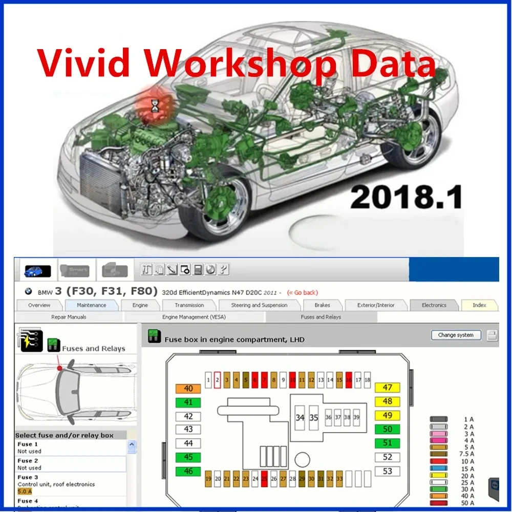 

Vivid Workshop DATA 2018.01v(Atris-Technik) Car Automotive diagnostic tools software link 32GB USB 2023 Vivid Workshop Software