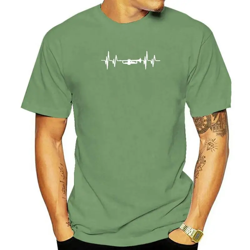 

Забавная футболка с изображением пульса и эволюции тромпеток, женские топы из 100% хлопка, футболки, винтажные футболки, крутая уличная одежда, женская одежда в стиле Харадзюку