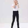 Spring and Autumn Thickened Children's Equestrian Pants Elastic Full Silicone Horse Riding Pants Brushed Base Skin-friendly Soft 5