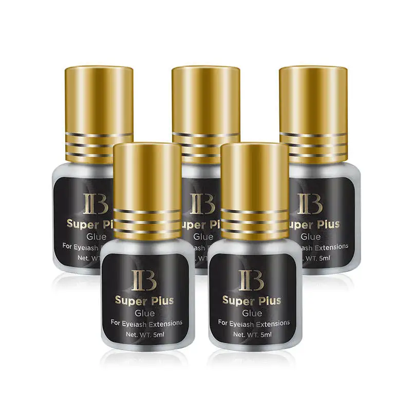 Eyelash Glue 2 Bottles I Beauty Super Plus Glue 1s Drying Adhesive Eyelash Extensive Super Bonder Korea Liquid Clear Health Makeup