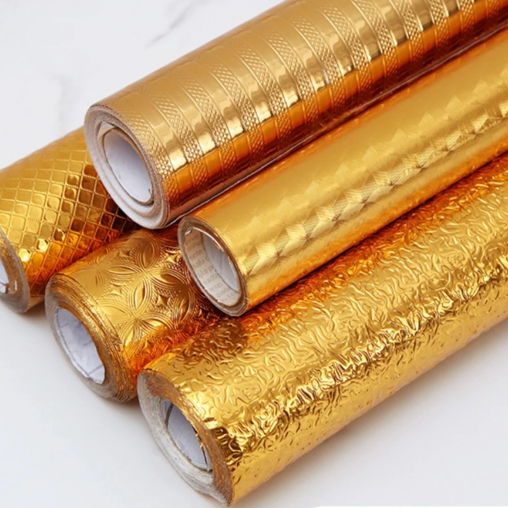 KitchenWaterproofWallStickersFireproofAluminumFoilOilproof