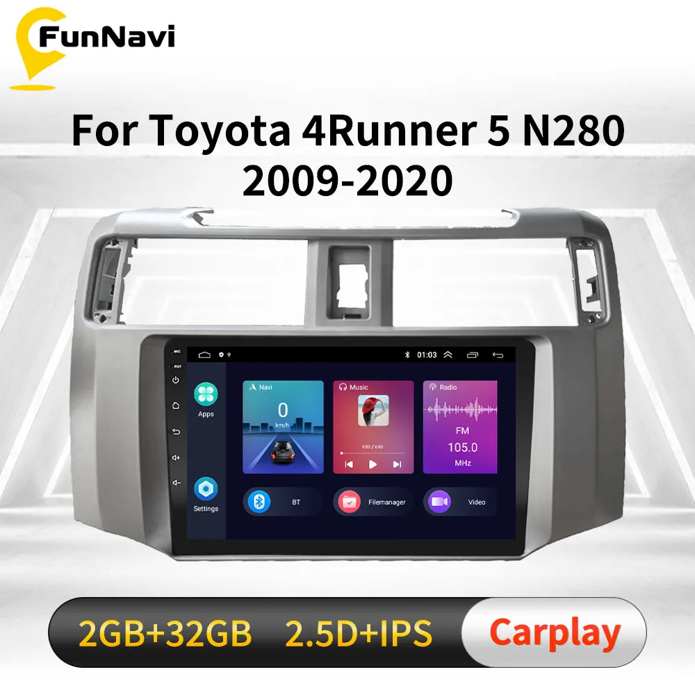 

2 Din Android Car Stereo for Toyota 4Runner 4 Runner 2009-2019 Autoradio Multimedia Player Video GPS WIFI Navigation Head Unit