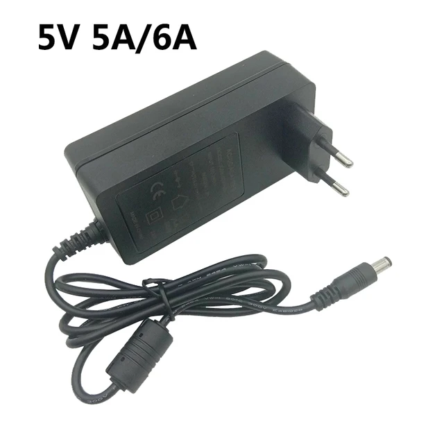 Universal 5 Volt 5V 5A Power Supply AC/DC Adapter 6A Adaptor 5V5A