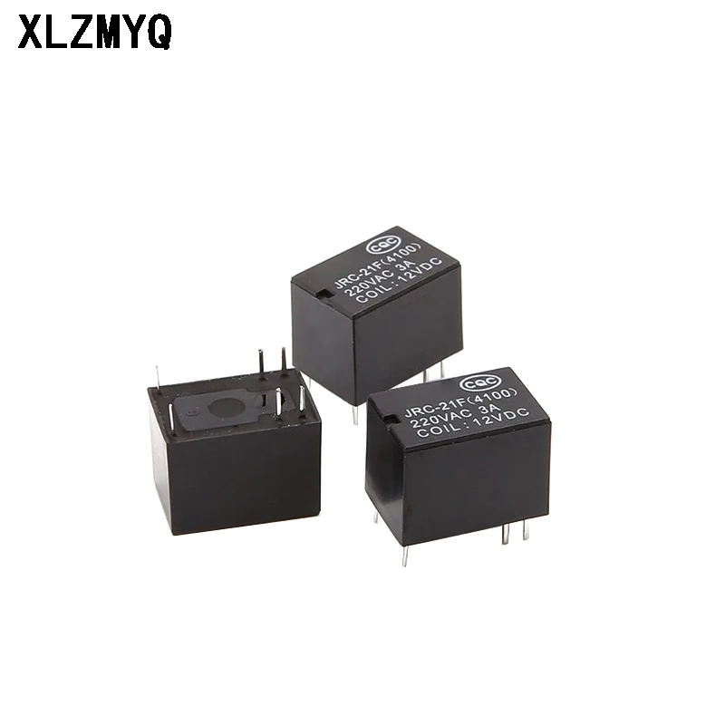Description Picture 3 of item10pcs JRC-21F Miniature PCB Relay 4100 DC 3V 5V 12V Mini Power Relay 6Pin PCB Mount Circuit Board Relays 3VDC 5VDC 12VDC