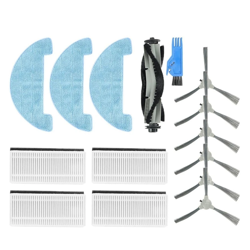 

Запчасти для пылесоса, сменные детали для боковой щетки, фильтра, валика, тряпки, аксессуары для Bagotte Bg750