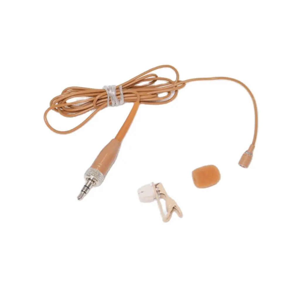 

DL4 Tan Omnidirectional Subminiature Lapel Microphone For Shure SLXD ULXD PGXD BLX Sennheiser G2 G3 G4 Wireless Tie Bodypack