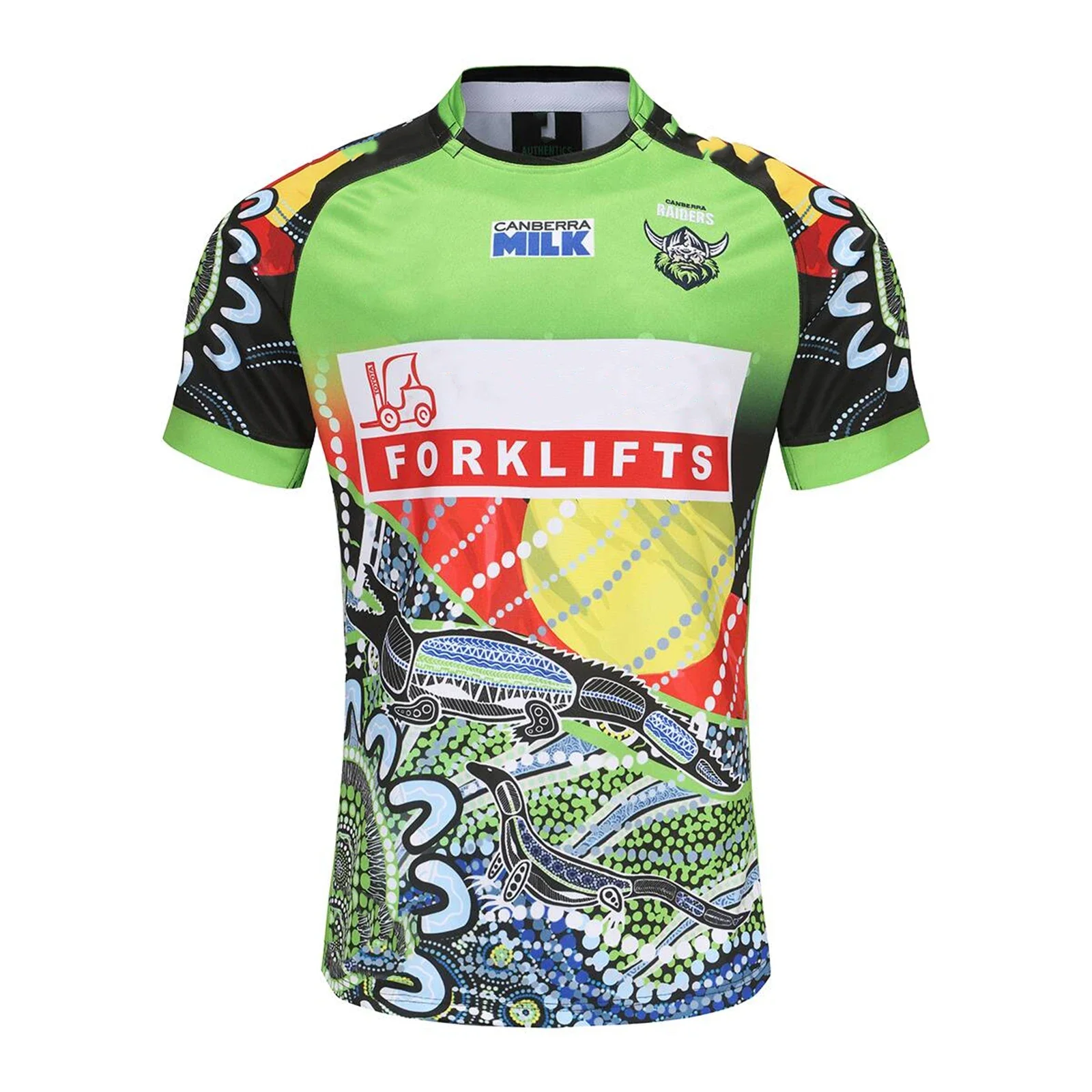 

2023 Canberra Raiders Men's Indigenous Jersey Rugby Jersey