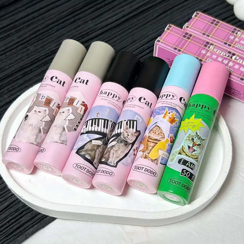 

Velvet Matte Lip Tint Mist Face Happy Repair Cat Lip Gloss Not Easy to Stain Cup Lip Mud Makeup Korean Cosmetics For Women