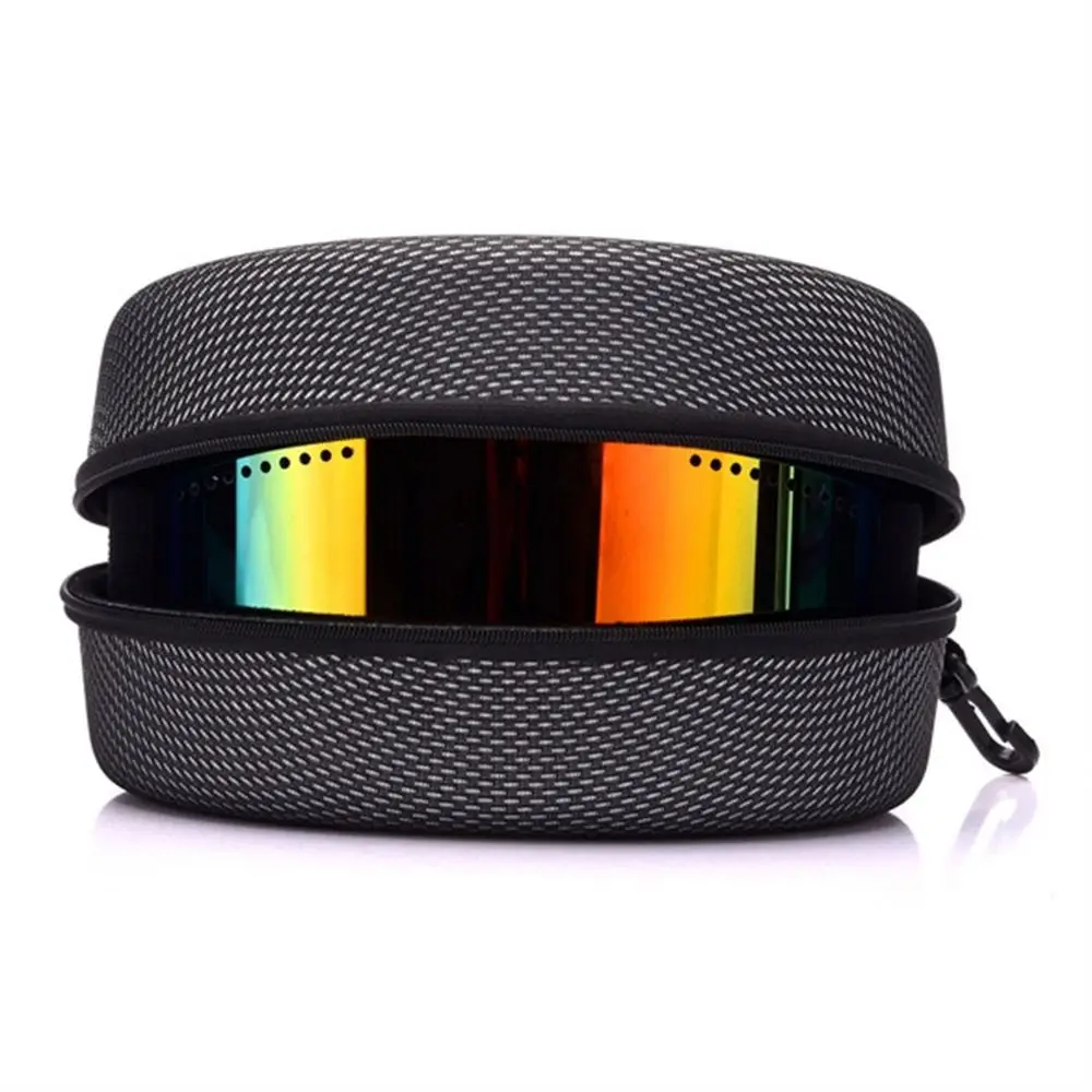 Hard Box EVA Zipper Glasses Bag Black Ski Eyewear Case Snowboard Eyewear Case Skiing Goggles Box Sunglasses Carrying Case 4
