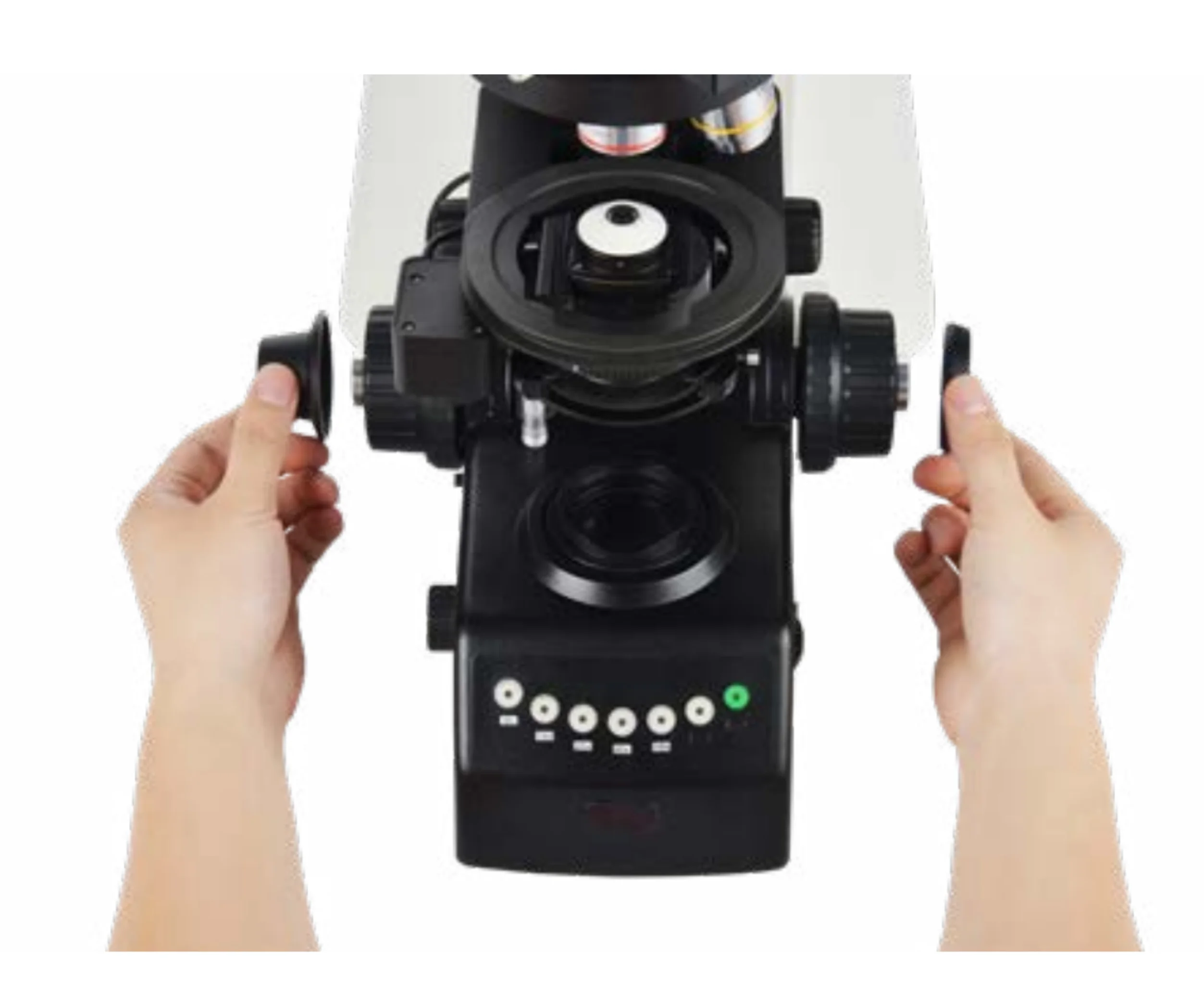 니콘 OF011 시리즈 연구용 직립형 생물 현미경과 비교하여