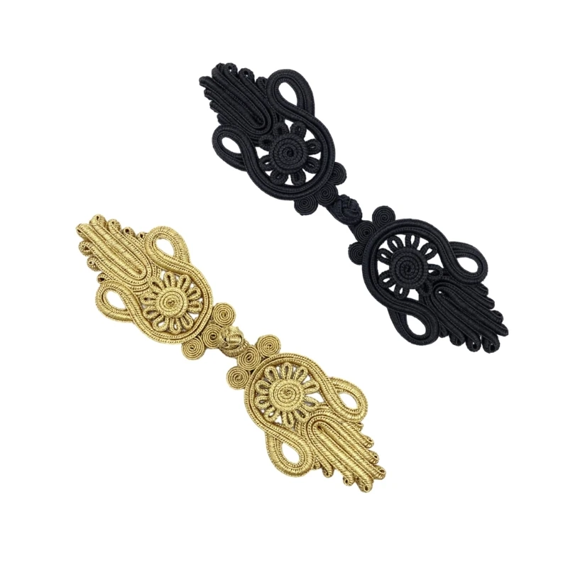 

Chinese Shirt Button Three Rounds Cheongsam Fastener Button DIY Knot Button