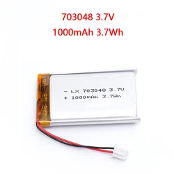3.7V 703048 1000mAh Lithium Polymer Rechargeable Battery for Early Education Machine Beauty Instrument Batteries