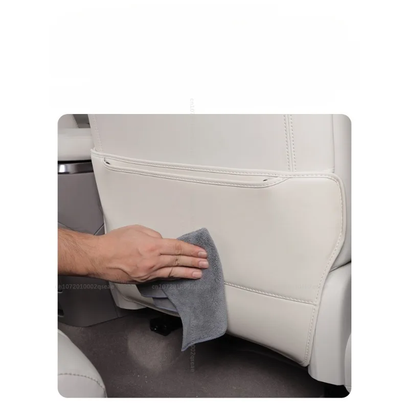 지크르 7X EV 2025 2026용 뒷좌석 등받이 킥 매트, 킥 방지, 내마모성, 스크래치 방지, 방수 자동차 내부 액세서리