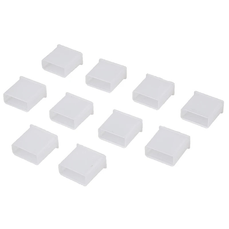 10-Pack USB-A Protective Dust Covers for USB Data and Charging Cables