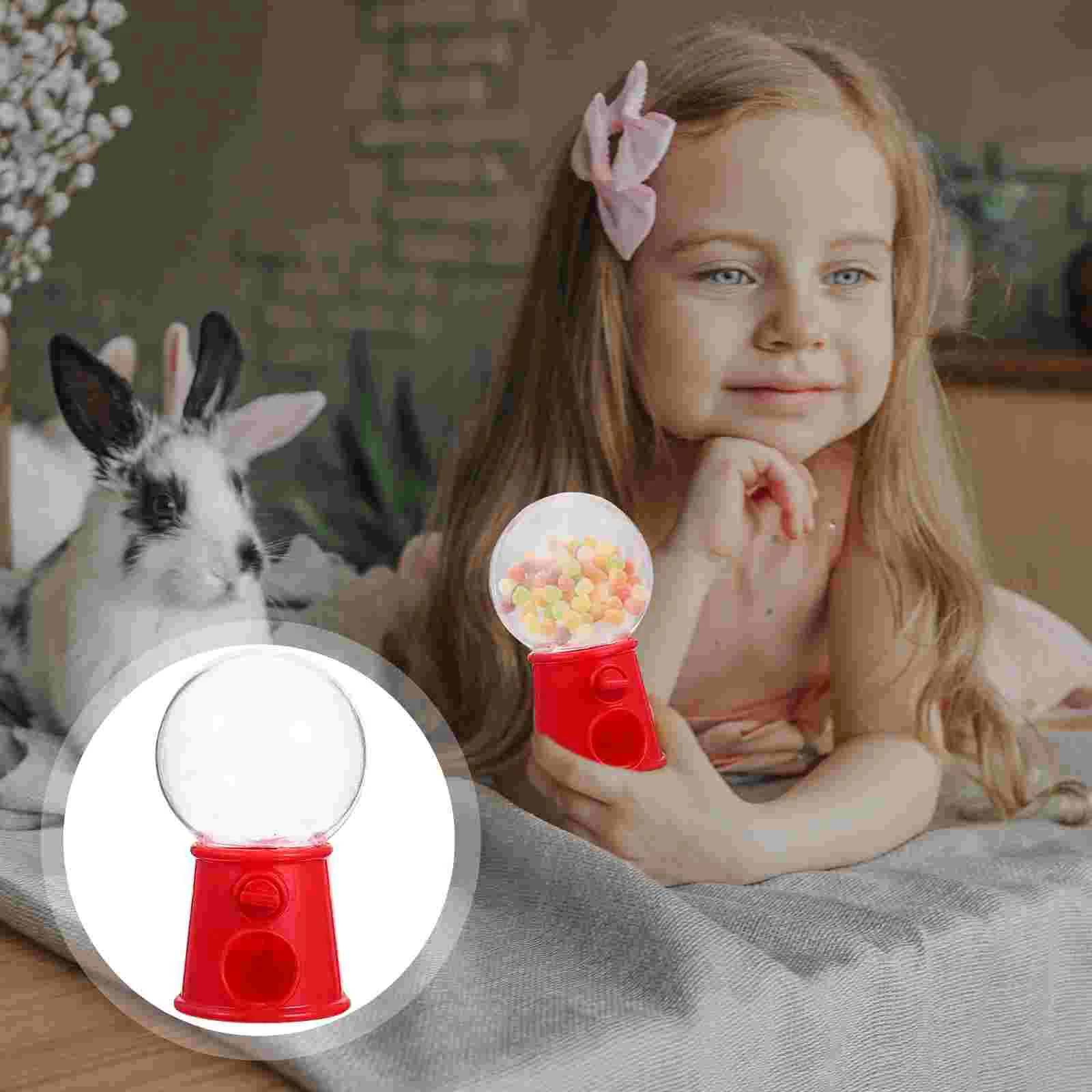 

12 Pcs Mini Machine Candy Dispenser Cake Decoration Bulk Gift Gumball Adornment Plastic Child Decorations