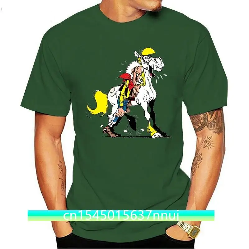 Lucky Luke T Shirt White Movie Poster Tutte Le Taglie S 5Xl 012847
