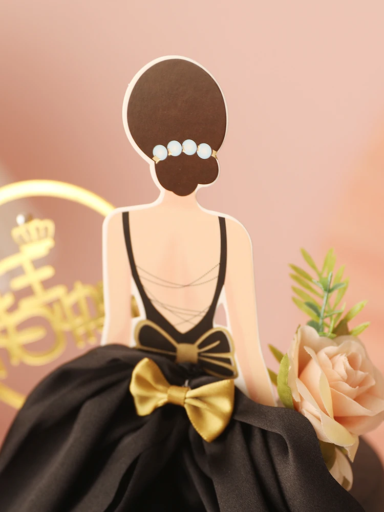 Bonito vestido de fondo con lazo para niña, mujer feliz, Madre y