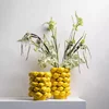 Ceramic Vase,Lemon Tomato Modern Simple Style Indoor Wedding Table Decoration,Creative Home Decorative Flower Arrangement 3