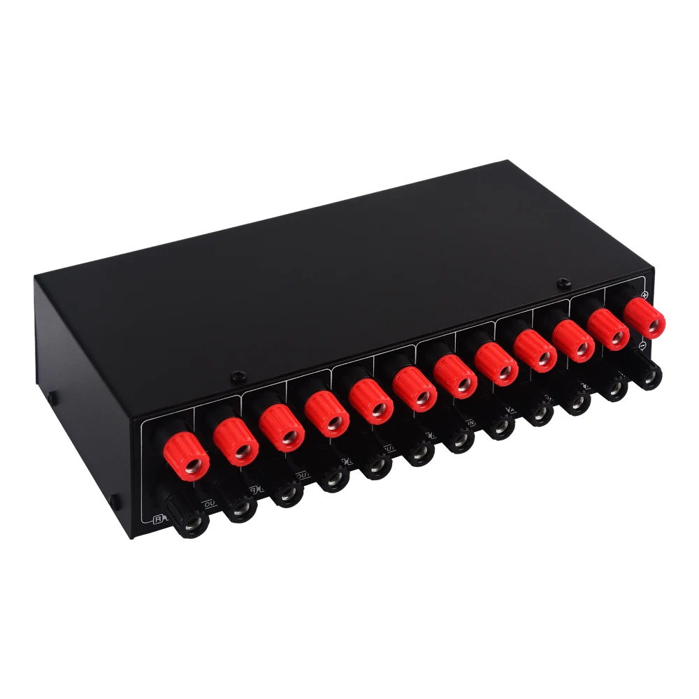 Saída Potência Passiva Amplificador Alto-falante Seleção Switcher Áudio Comutação Distribuidor Comparador sem Perda em - Image 2