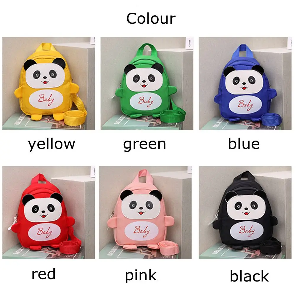 Travel Preschool   Girls Boy Travel Mini Backpack School Bags Anti-lost Panda  Cartoon