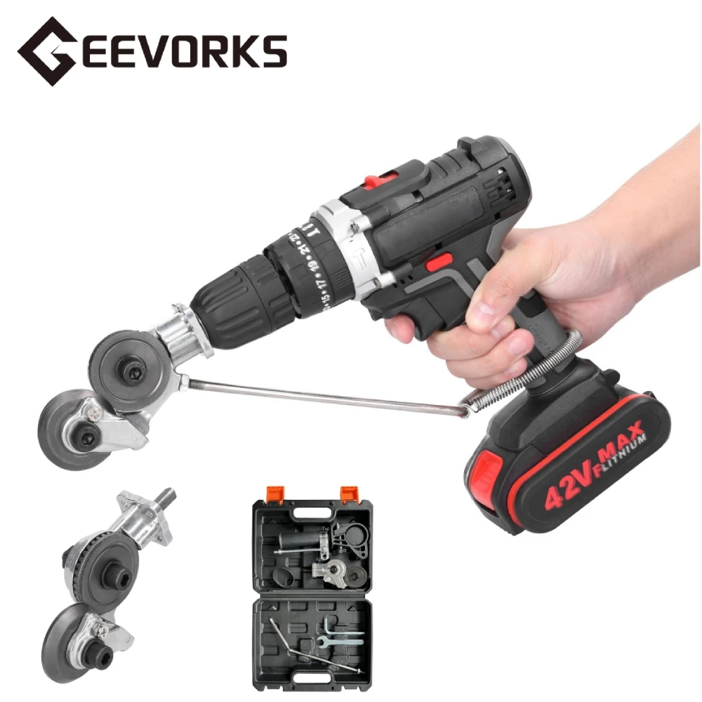 Universal Electric Drill Plate Cutter Metal Sheet Cutter Tool Free