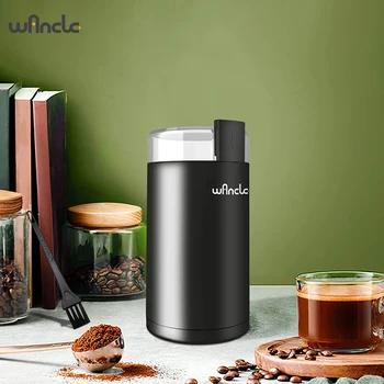 200w High-Power Coffee Grinder Household Multifunctional Coffee Bean Grinder Machine Home Appliance Kitchen Tools 220V/120V 6