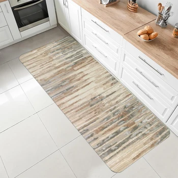 Watercolor Striped Runner Rug 1