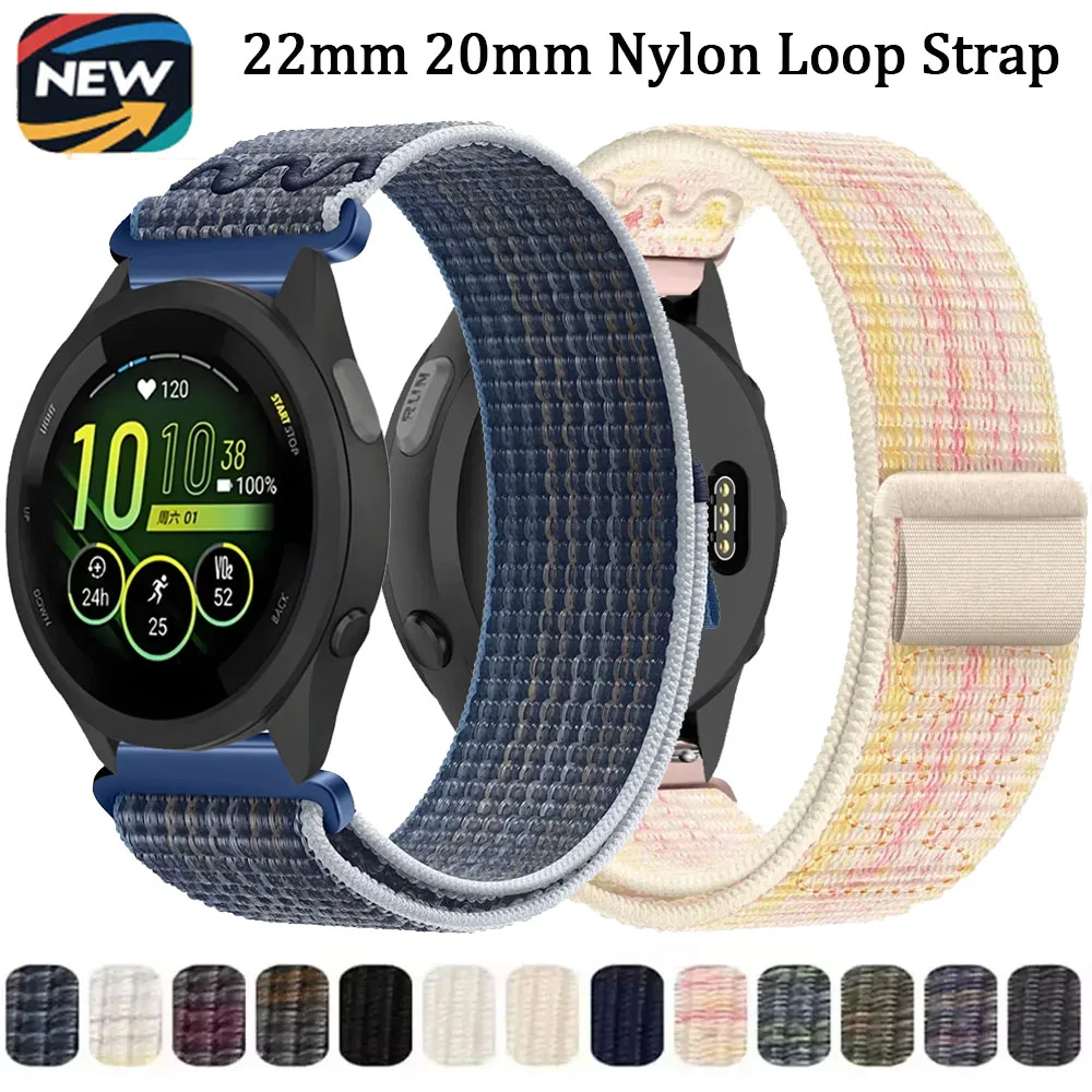 Nylon Loop Wristband Strap - 22mm/20mm - Universal Fit