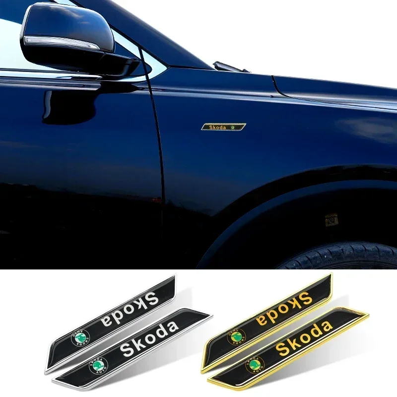 

Наклейки для кузова автомобиля, защитная эмблема крыла для Octavia 2 A7 Tour RS Fabia 2 1 Rapid Kodiaq Superb Kamiq assсексуары