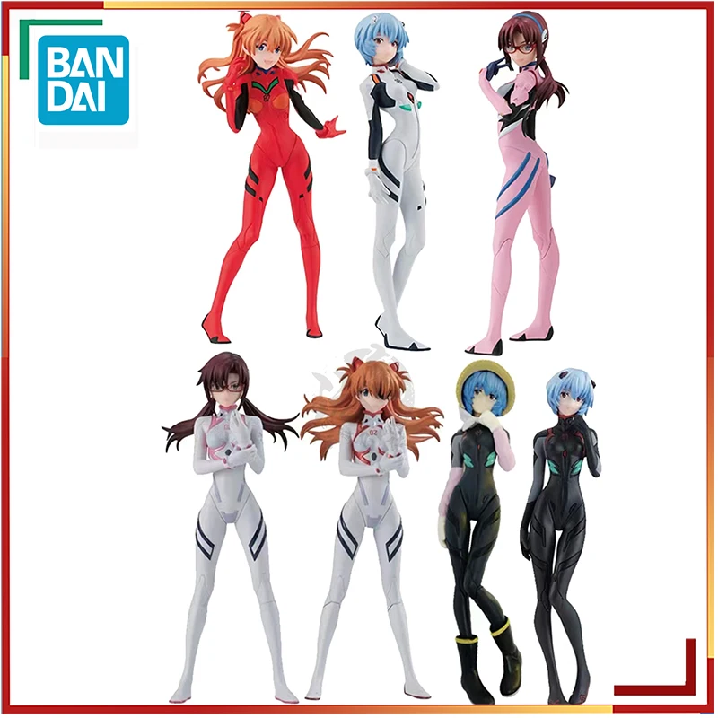 

Bandai Gashapon EVA Anime Figure Asuka Langley Soryu Action Figure Ayanami Rei Toys for Kids Gift Collectible Model Ornaments