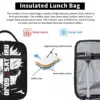 Gojo Satoru JJK Insulated Lunch Bag Cooler Bag Reusable Anime High Capacity Tote Lunch Box Girl Boy Beach Picnic 6