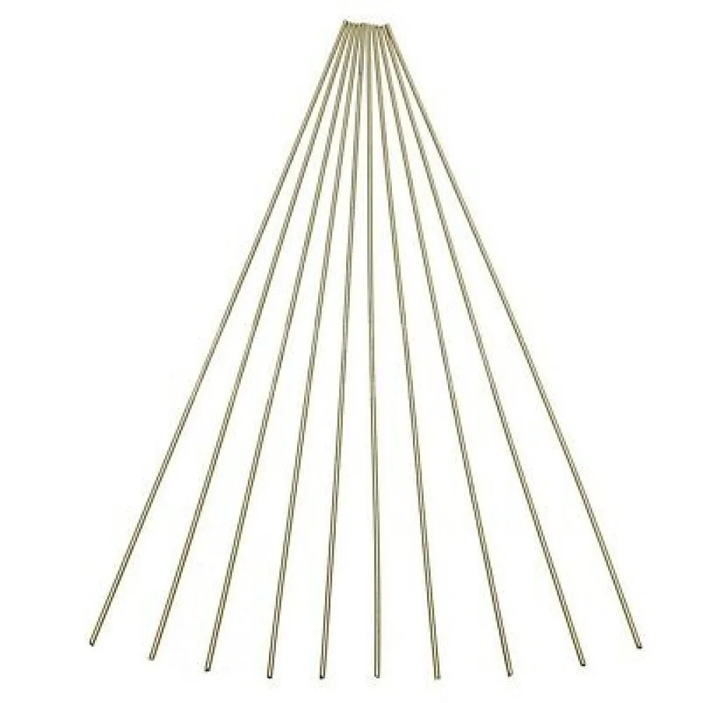 

Premium Brass Solution Flux Core Fusible Welding Wire Electrode Tool 16MM x25CM Excellent for Gray Cast Iron Brazing