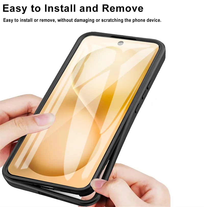 Shockproof 360° Full-Body Case with Screen Protector & Soft Silicone Back Cover
