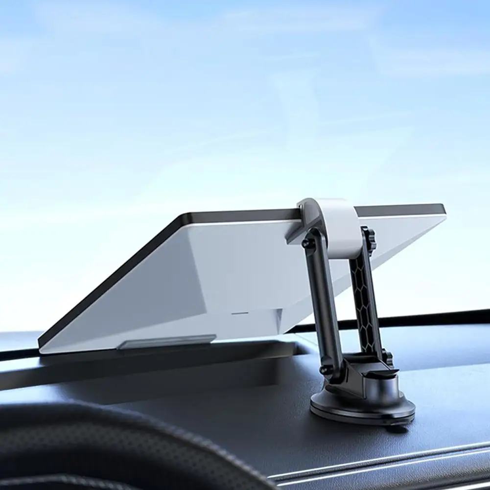 Black Plastic Car Suction Cup Holder For Satellite TV Receiver