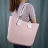 2024 Obag PU Woven braided leather Rope Handles strap belt for O Bag accessoires Tote Bag  Women's Bag Accessories 6