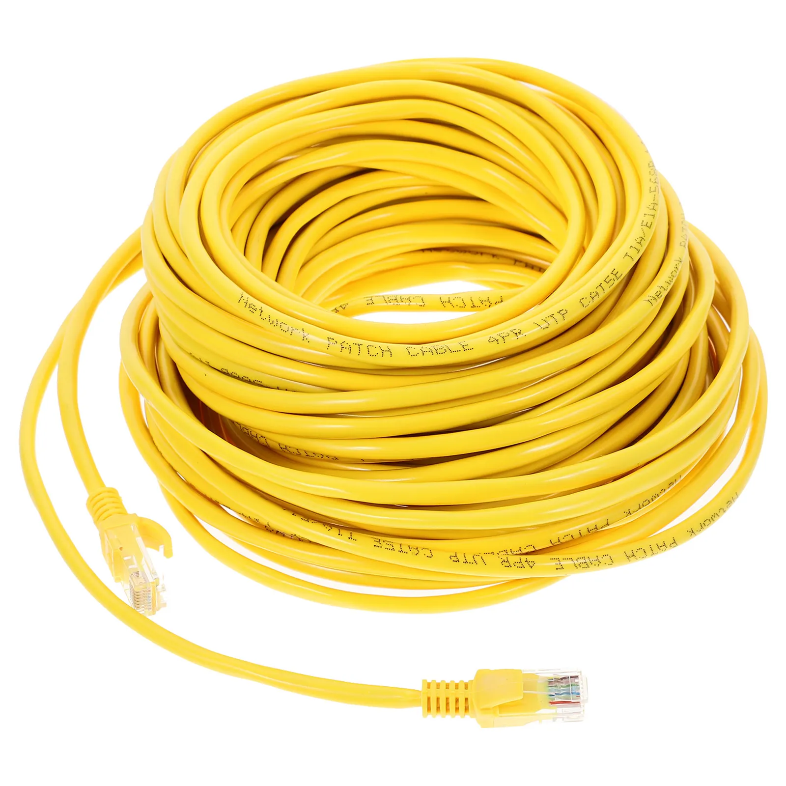 20M Cat 5E 네트워크 케이블 컴퓨터 라우터 모뎀 게임 스트리밍 홈 오피스용 고속 안정적인 이더넷 패치 코드