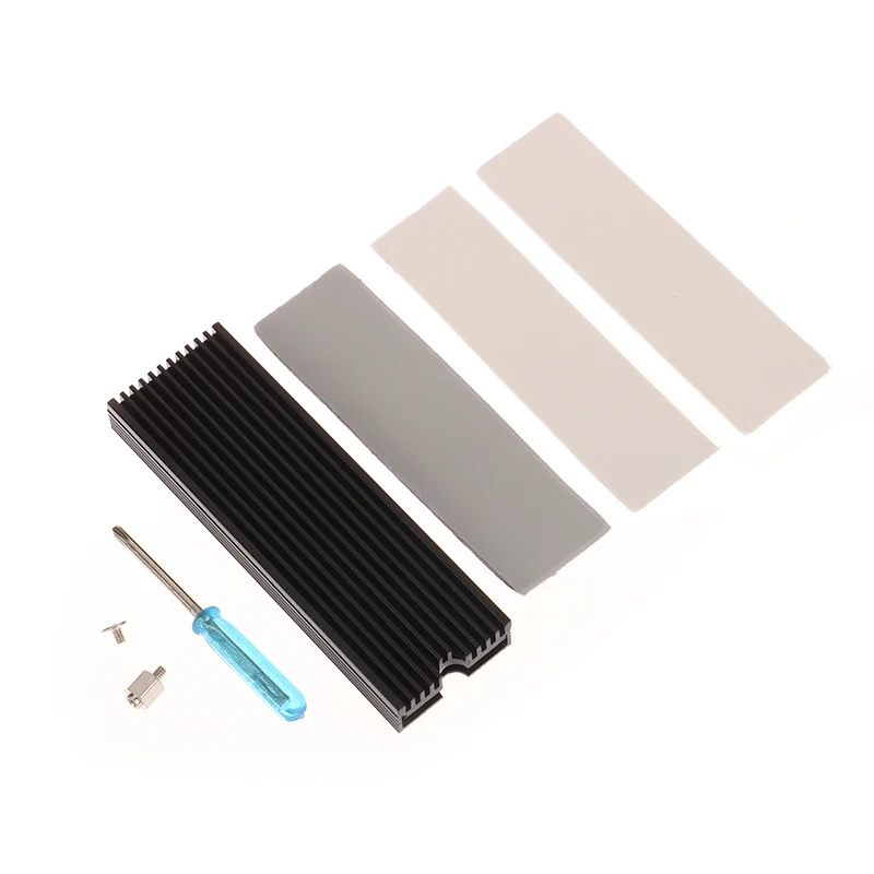 (CC44) 1세트 M2 2280 SSD 하드 디스크 알루미늄 방열판 열 패드가 있는..