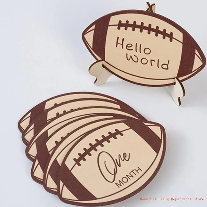 Baby Announcement and Milestones Markers Cards Set for Monthly Photo Memory