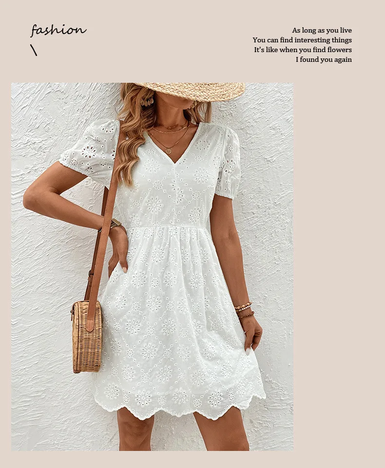 White Dress Detail