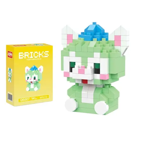 Disney 214 style Winnie LinaBell StellaLou Building Blocks Princess Cartoon Figrues Bricks Children's Assembly Toys Model Gift - Image 62