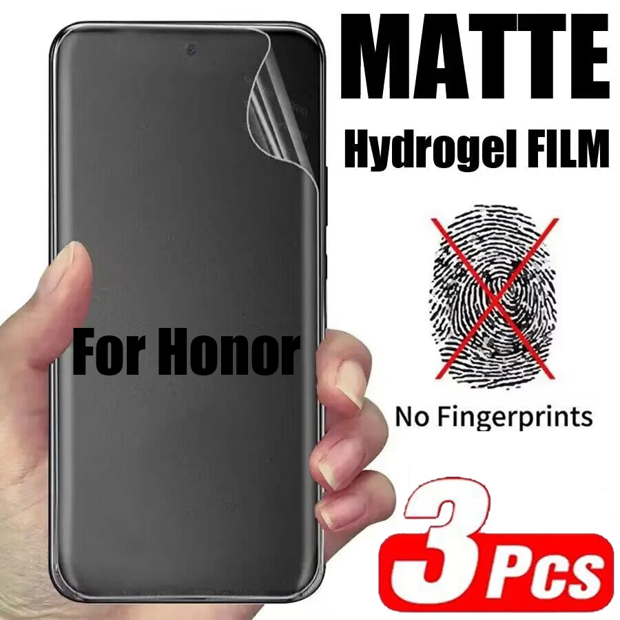 

3PCS Matte Hydrogel Film for Huawei Honor X9 X9a X9b X8 X8a X8b Screen Protector for Honor X7 X7a X7b X6 X6a X5 Plus Film