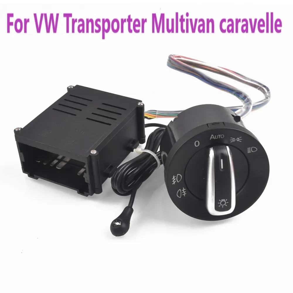 Per Vw Transporter Multivan Caravelle T5 T6 + Auto Headlight Car Chrome Light Switch Auto Lamp Sensor Light