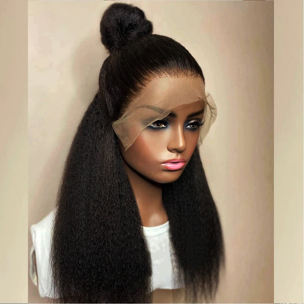 26inch-long-yaki-natural-black-kinky-straight-180density-preplucked-lace-front-wig-for-women-babyhair-heat-resistant-glueless