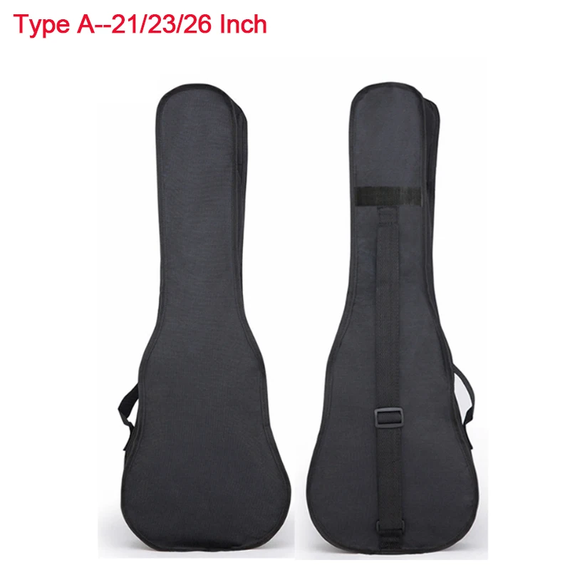 Portable Waterproof Soft Ukulele Backpack Case with Single Shoulder Strap